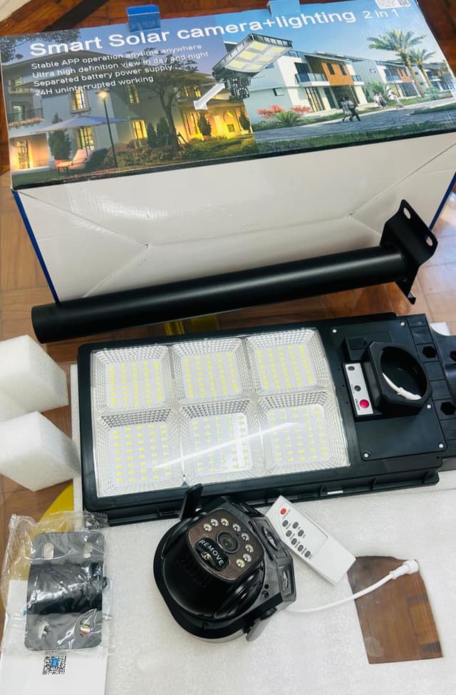 Holofote a Energia Solar